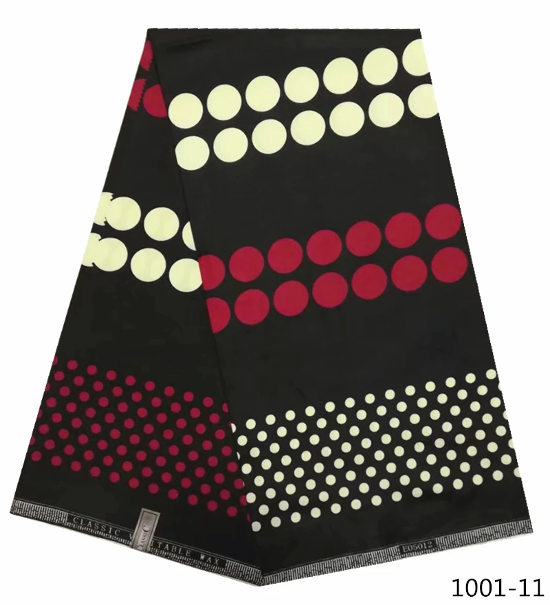 

2019 High Quality Dutch 100% Polyester Ankara nigerian java wax 6 yards African Fabric for Party Dress 1001