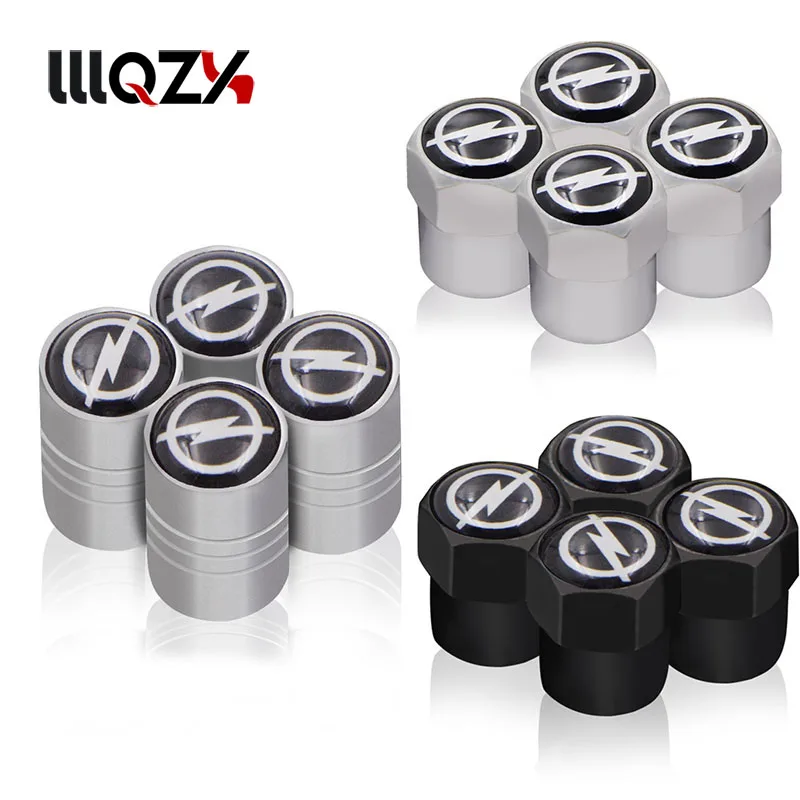 4pcs Car valve Caps cover Case For Opel Astra H G J Corsa Insignia