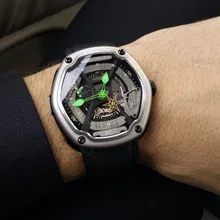 Риф Тигр/RT мужские роскошные часы для дайвинга супер светящийся Нейлоновый Ремешок Автоматические военные часы дизайнерские спортивные часы RGA90S7