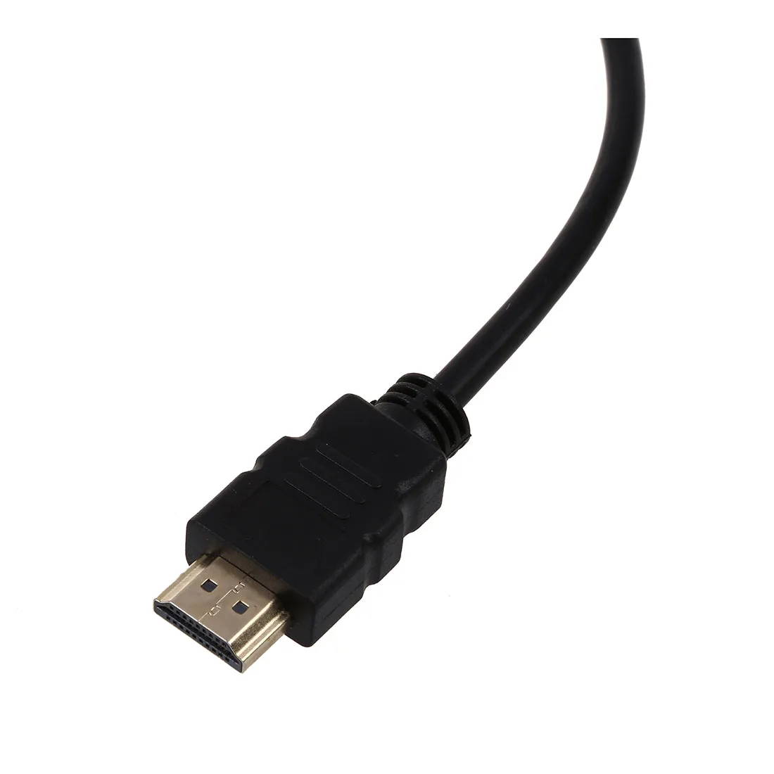 Fasdga 1080 P HDMI to VGA с аудио конвертер адаптер USB Мощность видео кабель черный| |