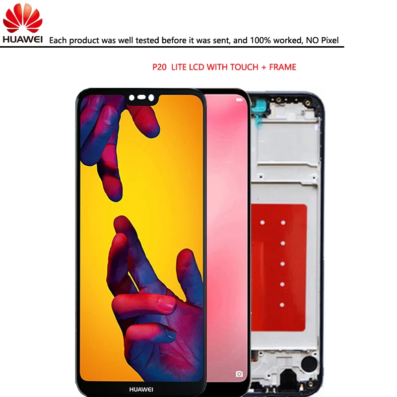

For Huawei P20 Lite LCD Touch Screen Digitizer Assembly replacement for HUAWEI P20 Lite ANE-LX1 ANE-LX3 Nova 3e LCD