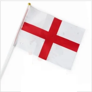 

England flag free shipping Hand waving Flag 10pcs/set England National Flag 20*30cm , free shipping.