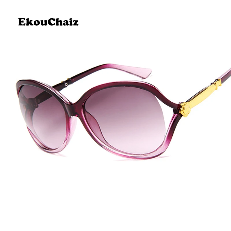 EkouChaiz 2018 Fashion Goggle Sunglasses Women Eyewear Vintage