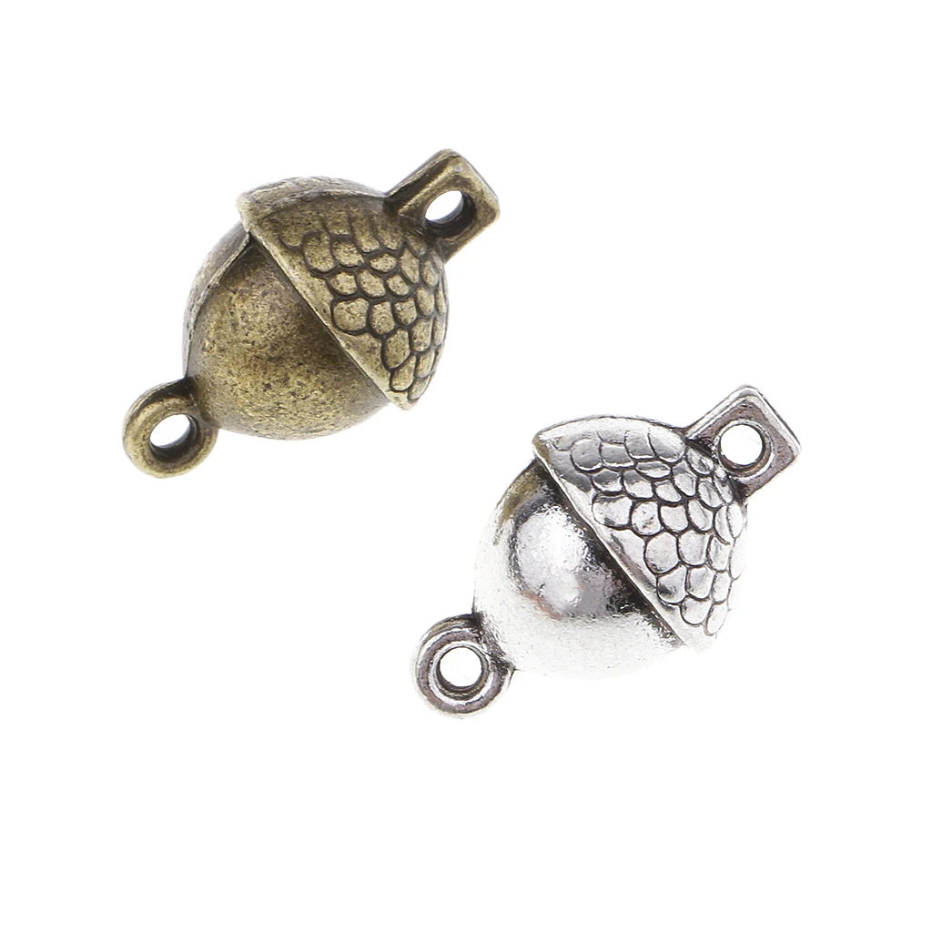 50pcs Xmas Pine Cone Pendants Charms DIY Kids Christmas Hair Accessories Findings Bracelet Necklace Earrings Pendants