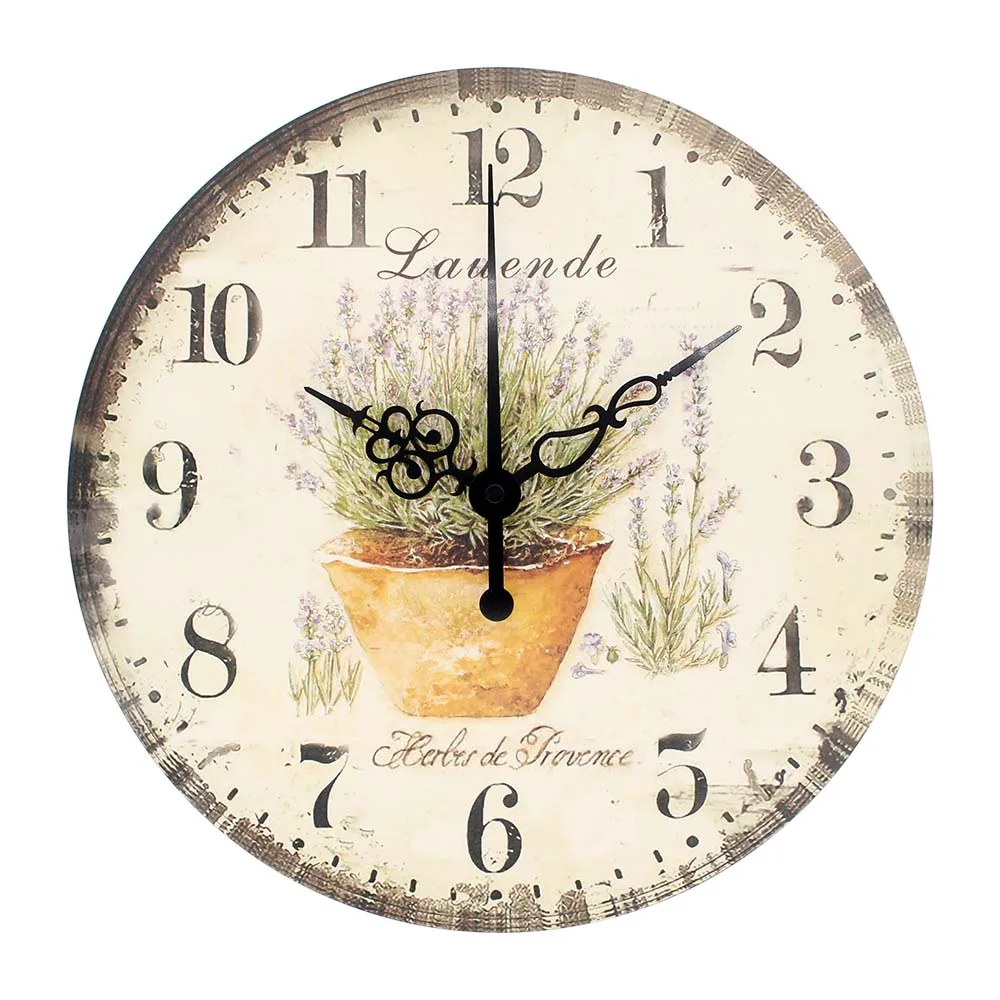 

Large Wall Clock Home Decoration More Silent Wall Clock Vintage Shabby Chic Living Room Decoration Clocks