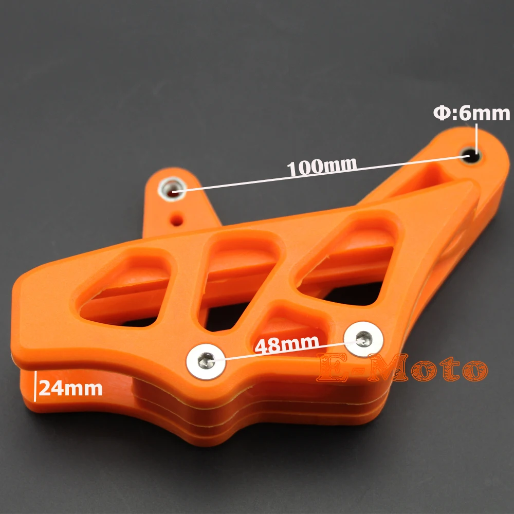 Маятник цепь слайдер тормозной шланг зажим направляющая задняя цепь направляющая защита для KTM Dirt Bike Enduro Мотокросс оранжевый