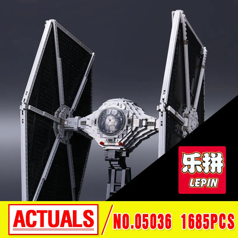 

NEW 1685pcs Lepin 05036 1685pcs Star Series Tie Building Fighter Educational Blocks Bricks Toys Compatible with 75095 wars