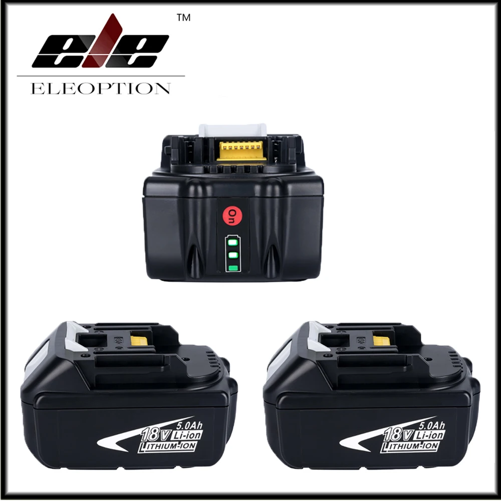3x Full 5000mAh 18V Battery with LED Indicator for Makita LXT Lithium-Ion Power Tools 194205-3 BL1830 BL1850 BL1840 3x Full 5000mAh 18V Battery with LED Indicator for Makita LXT Lithium-Ion Power Tools 194205-3 BL1830 BL1850 BL1840