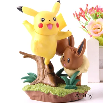 

Monsters Eevee Figure Toy Statue Eevee Figure Doll Collectible Model Toy Gift