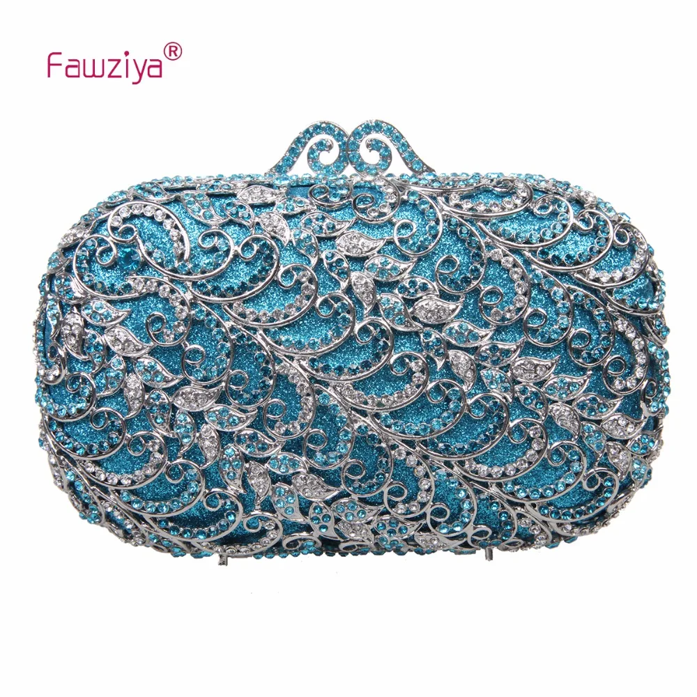 Fawziya Handmade Bag Handbags For Women Clutch Purse With Strap Evening Bag Crystal