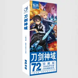 36 шт./компл. аниме Sword Art Online SAO Бумага канцелярская Закладка закладки для книг держатель сообщение карты подарок канцелярские