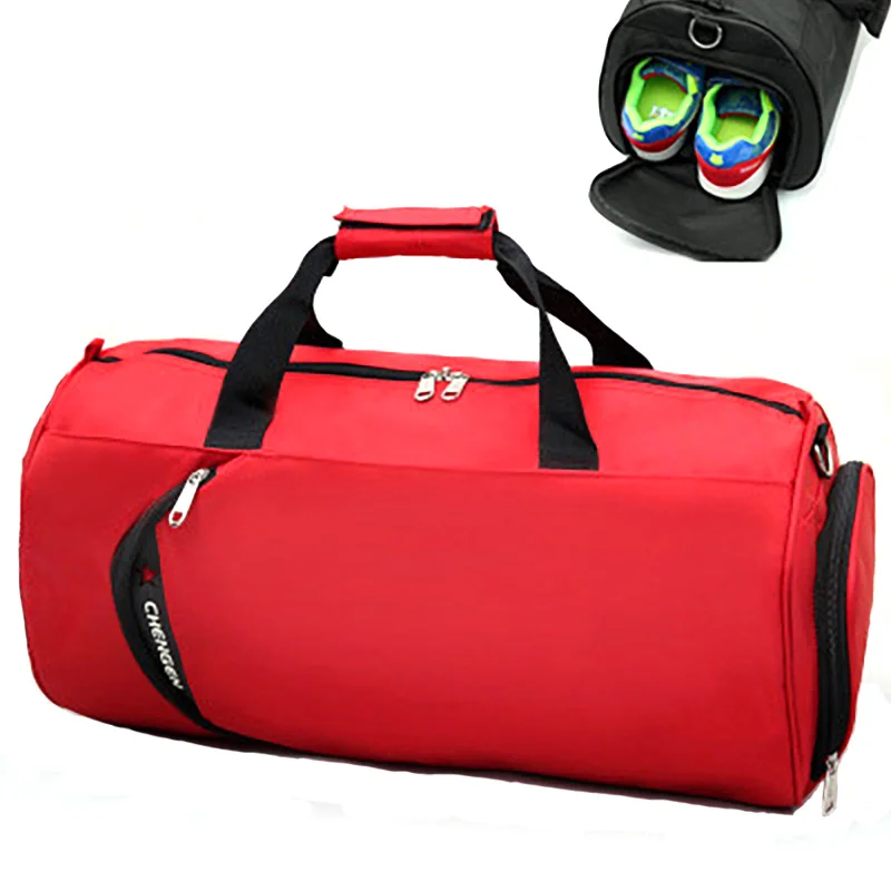 

2019 New Waterproof Gym Bag Fitness Training Sports Bag Portable Shoulder Travel Bag Independent Shoes Storage Basketball Bag