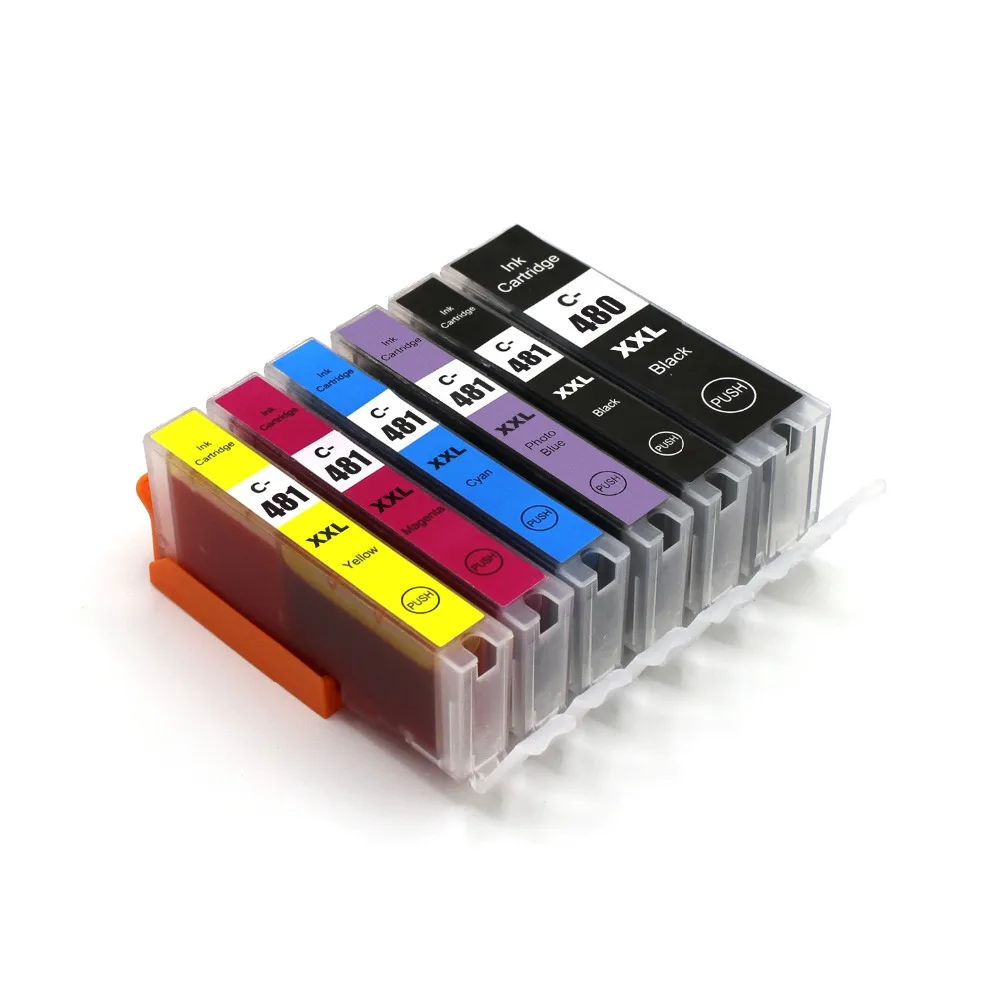 

XIMO PGI480 CLI481 compatible Ink Cartridge For PIXMA TS6140 TR7540 TS8140 TS8240 TS9140 inkjet printer PGI-480 CLI-481