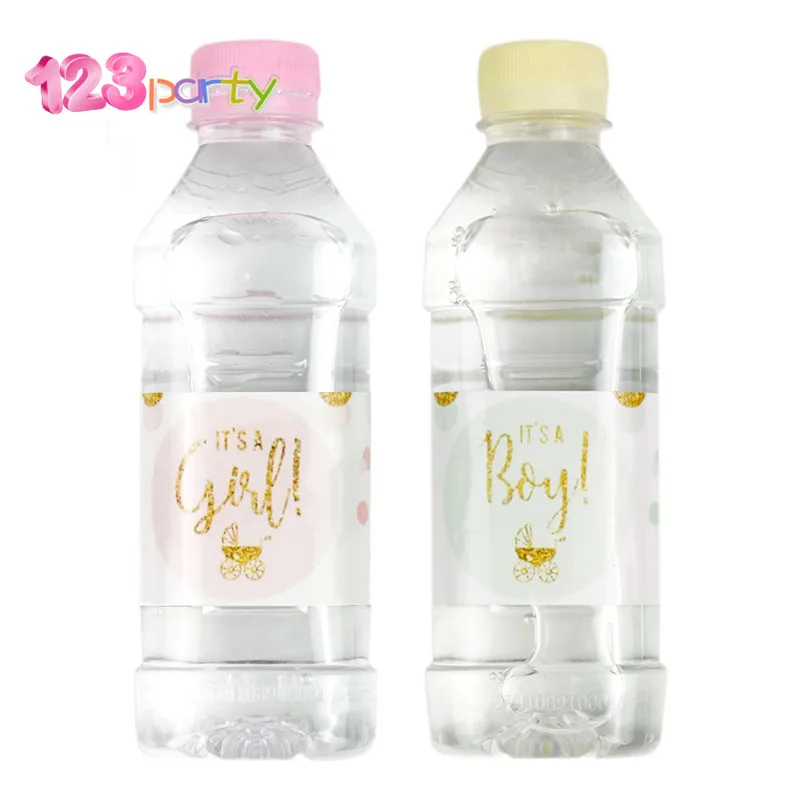 

123 Party "It is a Boy!/It is a Girl!" Adhesive Sticker Seal Label Bottel Candy Box Decor Baking Decor DIY Gifts Sticker Decor