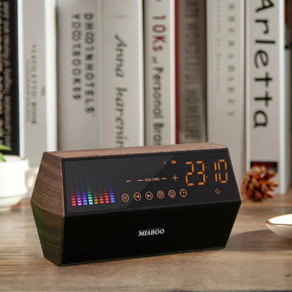 Мини двойной динамик беспроводной Bluetooth+ AUX+ TF карта динамик радио Поддержка AUX TF FM для компьютера, домашнего кинотеатра, мобильного телефона