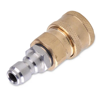 

1/4" M22 Brass High Pressure Washer Quick Release Connector Water Gun Adapter Car Washer Joints Garden Irrigation Accessories