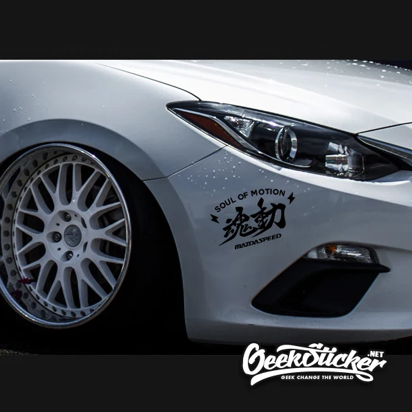Водонепроницаемый Светоотражающие mazdaspeed буквы Hellaflush для автомобильного