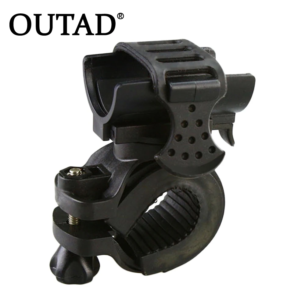 

OUTAD 360 Degree Cycling Bicycle Bike Mount Holder for LED Flashlight Clip Clamp New Style