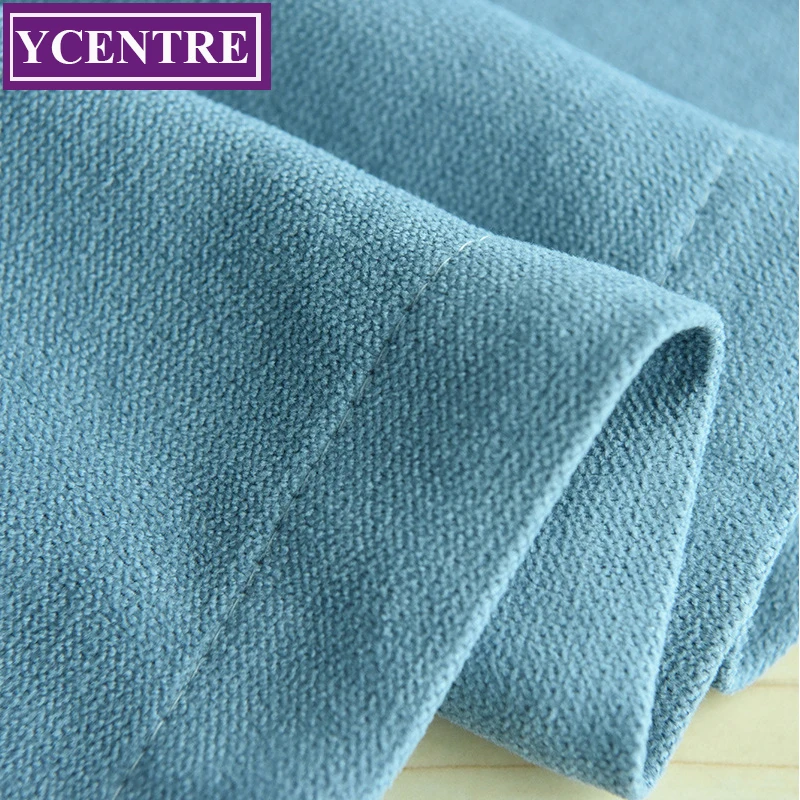 

YCENTRE Soft Solid Thermal Insulated Window Curtains Modern Style Blue Drape Blinds Panel for Bedroom / Living Room /kids room
