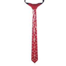 Новое поступление женское модное ожерелье глянцевый красный бриллиант плед тонкий галстук Рождество День Святого Валентина подарок на День Благодарения