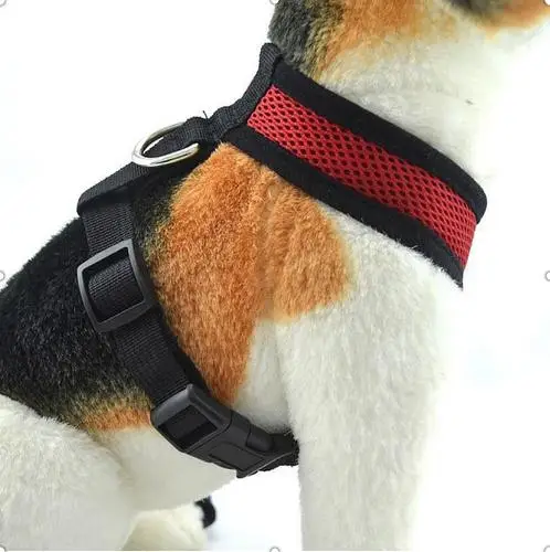 

1pc Breathable Harness for Small Dog Puppy Cat Vest Harnesses Nylon Pitbull Neck Collar Chest Strap Dog Leash Pet Products