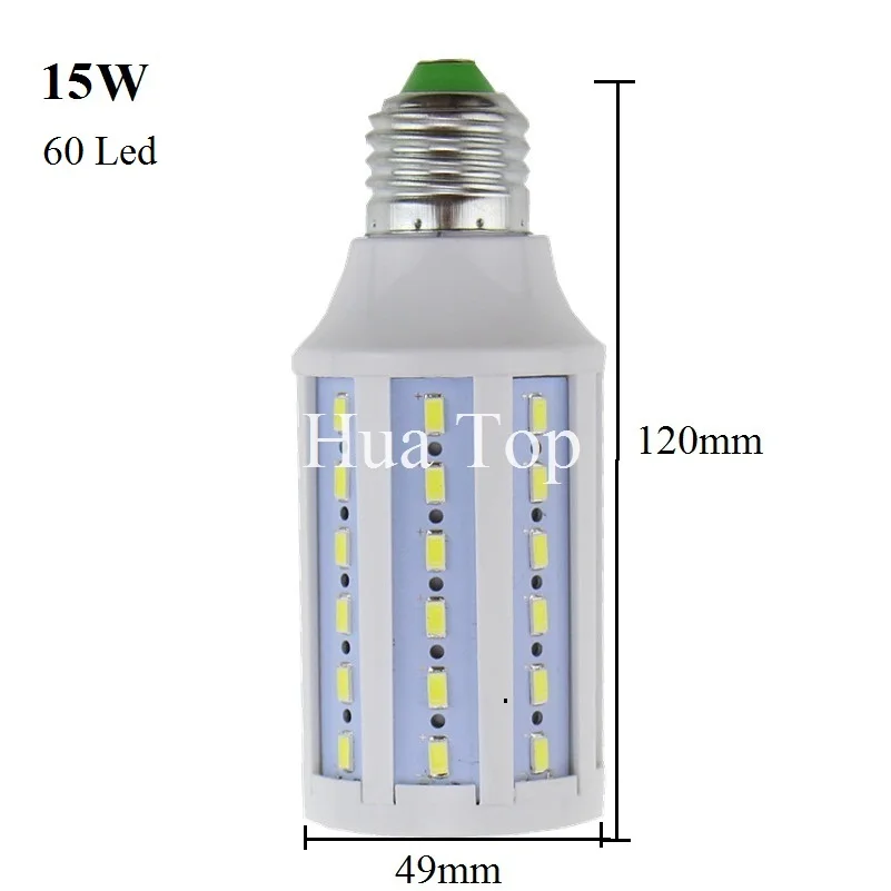 7 Вт, 12 Вт, 15 Вт, 25 Вт, 30 Вт, 40 Вт, 50 Вт, 60 Вт, 80 Вт, 100 Вт Светодиодный светильник E27, E26, E40, 5730 кукурузный Точечный светильник, лампада 110 В, 220 В, холодный теплый белый светильник s
