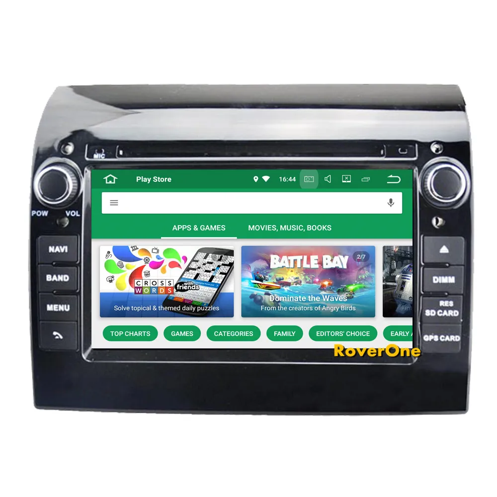 Sale RoverOne Car Multimedia Player For Fiat Ducato Octa Core Android 9.0 Radio Stereo DVD GPS Navigation Sat Navi Central Multimedia 10