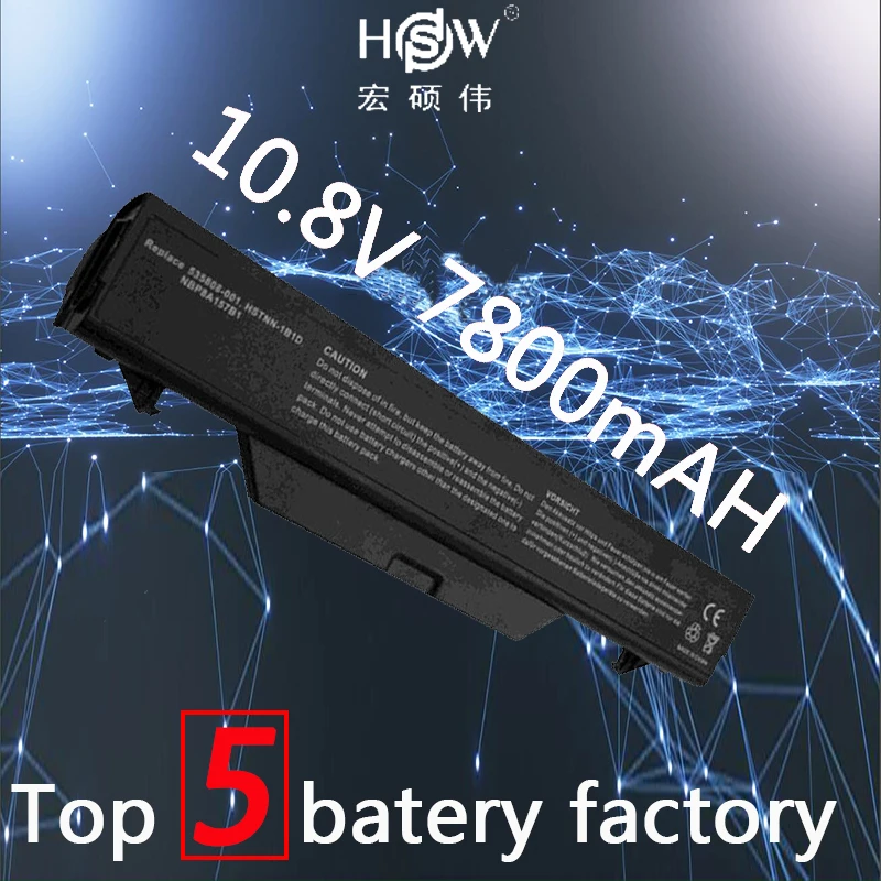 

9cells notebook battery for Hp 591998-141 593576-001 HSTNN-1B1D HSTNN-IB89 HSTNN-OB89 ProBook 4510s 4515s 4710s batteria akku