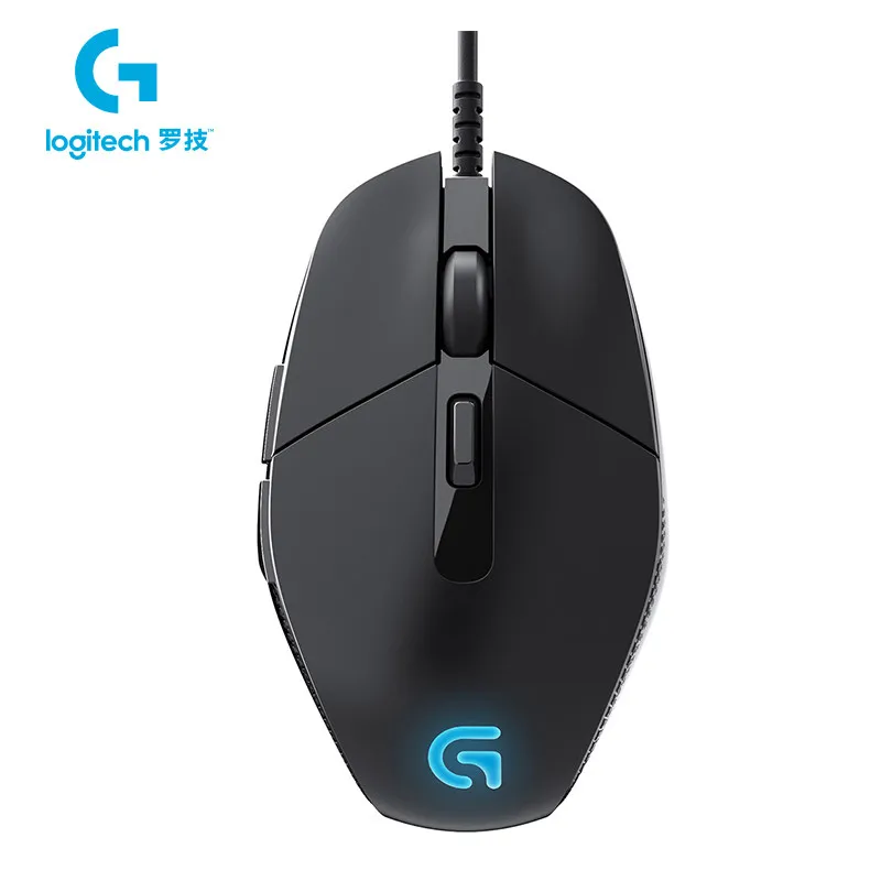 Проводная игровая мышь logitech G302 с дышащим светом 4000 точек/дюйм USB поддержка офисного теста для ПК игры Windows10/8/7