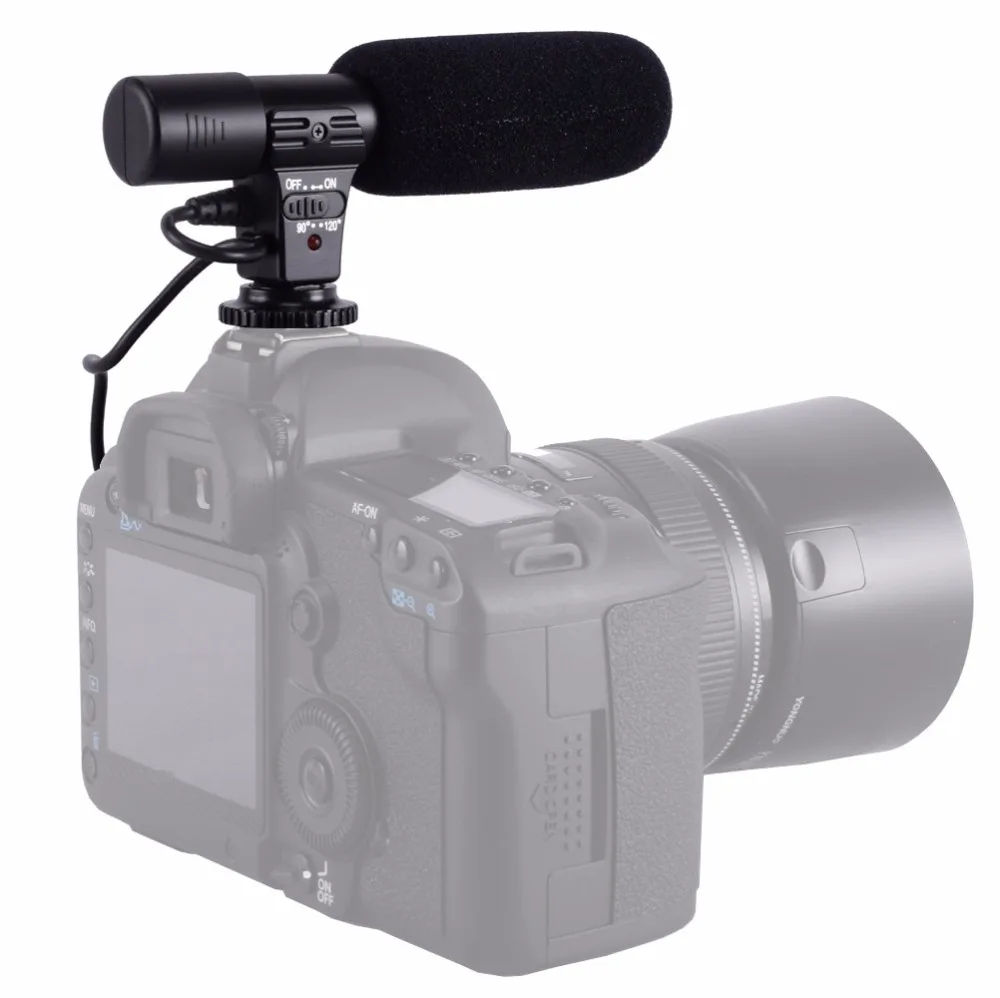 Mic 01 3 5 мм записывающий микрофон цифровая зеркальная камера стерео для Canon Nikon Pentax