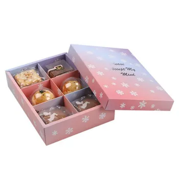 

Cookie Packaging Box Handmade Candy Biscuit Chocolate Paper Cardboard Gift Box Part Favors 19011202