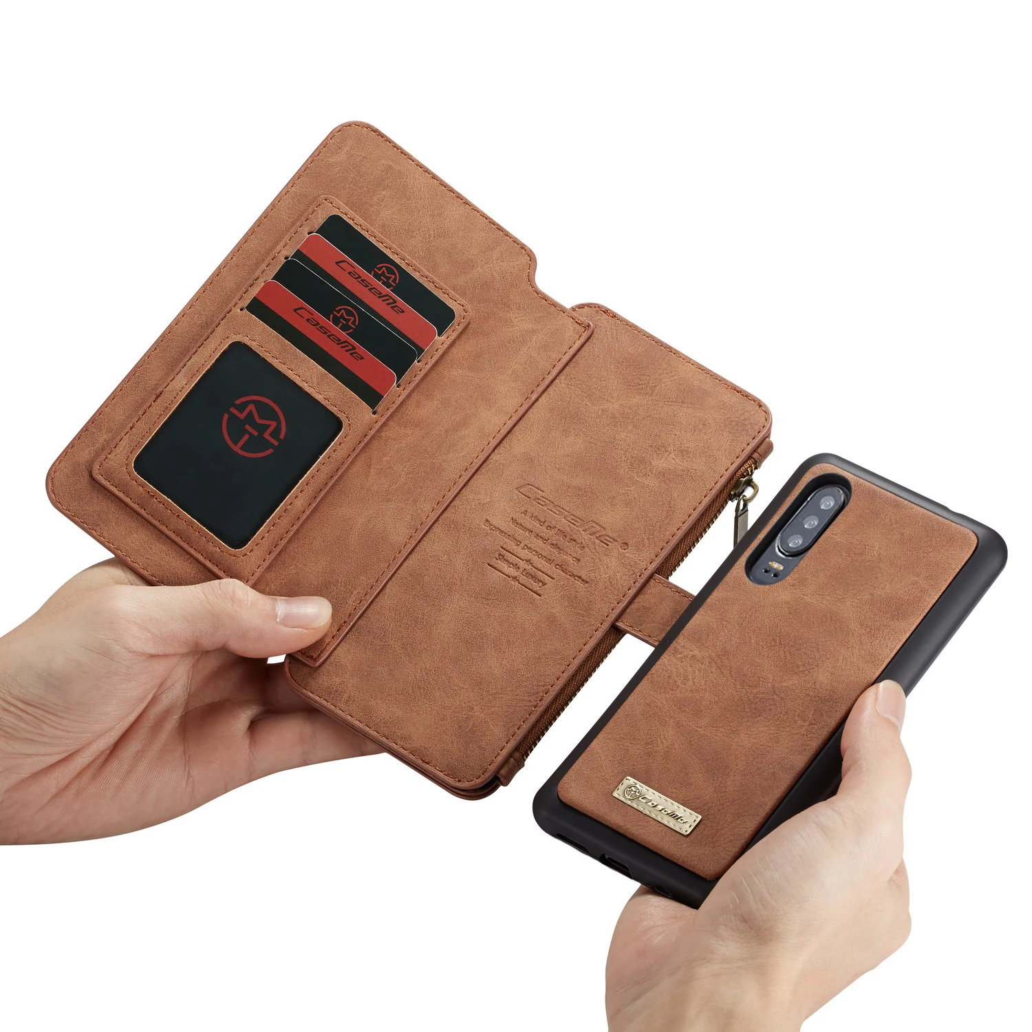 

Haissky Retro Flip PU Leather Case For Huawei P30 P30 Pro Detachable Magnetic Wallet case For Huawei P30 Lite Mate 20 Phone Bag