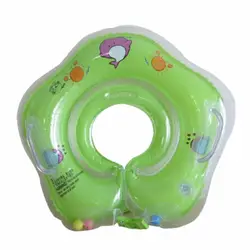 Детский нашейный плавательный круг, детская надувная ванна бассейн поплавок, тренажер для детей от 9 до 24 месяцев