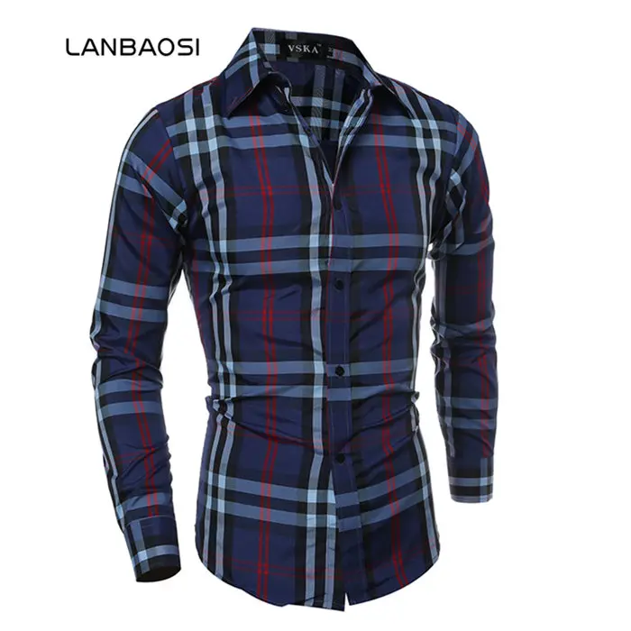 camisa cuadros grandes hombre