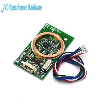 

1pcs RFID Reader Wireless Module UART 3Pin 125KHz Card Reading EM4100 8CM DC 5V for arduino IC Card PCB Attenna Sensor Kits