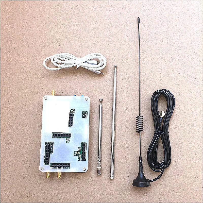 HackRF один 1 МГц-6 ГГц SDR платформа программное радио макетная плата приемопередатчик сигнала с акриловой оболочкой с открытым исходным кодом