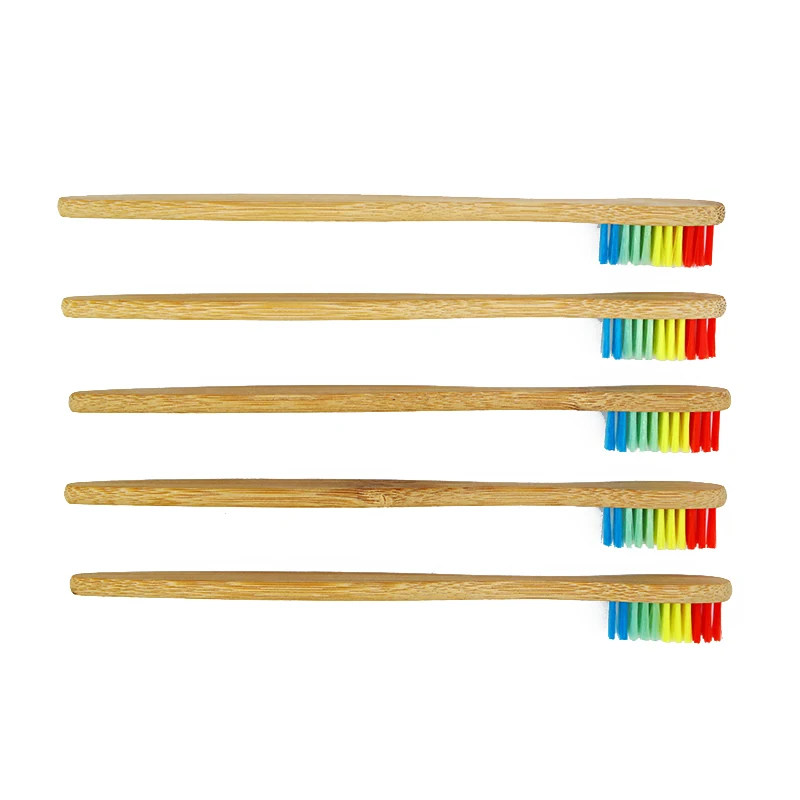 

4 pcs/pack Toothbrush Bamboo Charcoal Toothbrush Portable Manual Tooth Brush Nano Toothbrushes Escova De Dente Soft Bristle