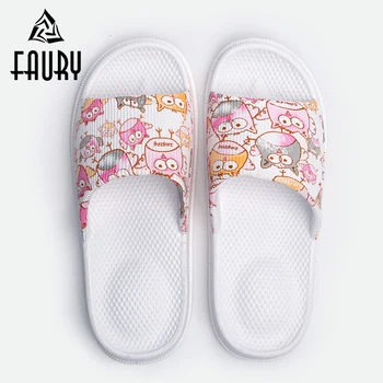 

Cartoon Printed Doctor Nurse Hospital Medical Surgical Work Shoes Home Garden Bathing Room Slippers Summer Soft Casual Footwear