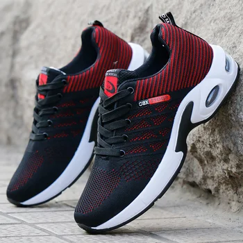 

Trainers Men Air Shoes Breathable Mesh Fashion 2020 Casual shoe Non-slip Vulcanize Shoes Sport Running Men Sneakers Lace up