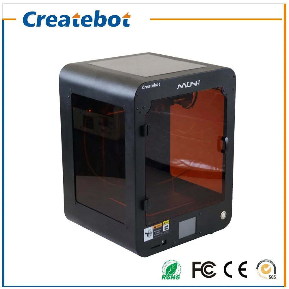 2017 Newest Createbot Mini 3D Printe Kit Printing Area 150*150*220mm Full Metal Frame Enclosed Design printer 3d printing