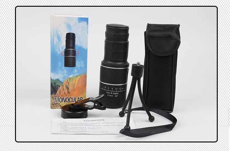 Monocular com Suporte Monocular Telescópio Poderoso Visão Noturna Óptica Len 100 m x 8000 hd Caça Profissional Binocular 30x52 10 High Quality Ferramenta