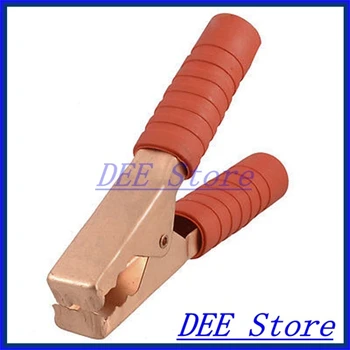 

400A Car Auto Battery Clip Alligator Test Clamp Red Plastic Handle