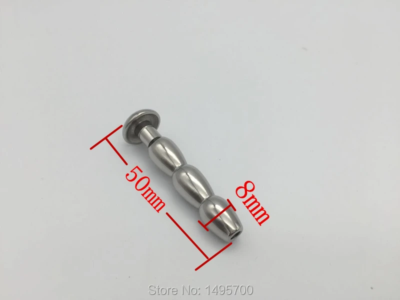 BDSM's 304 mirror polished stainless steel metal guide tube blocking urethra horse eye stimulate expansion stick S005
