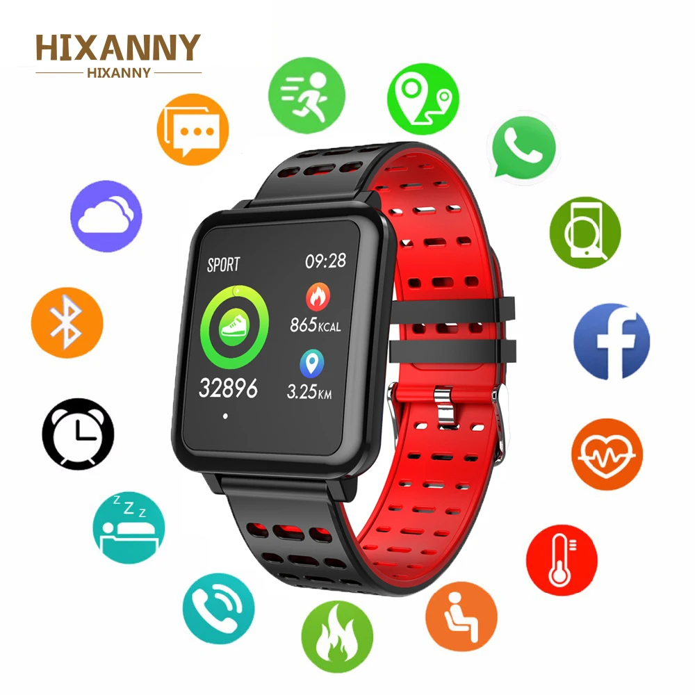 

Smart Watch Men IP67 Sport Life Waterproof Professional Sport Modes Long Standby Support Multiple Languages Smartwatch Women