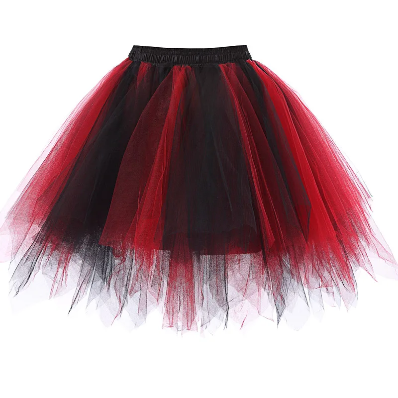 Kate Kasin Tulle Tutu Skirt White Black Red Slips Crinoline Rockabilly Petticoat Underskirt Full Slip Lady Inner For Bridal Gown Kate Kasin Tulle Tutu Skirt White Black Red Slips Crinoline Rockabilly Petticoat Underskirt Full Slip Lady Inner For Bridal Gown