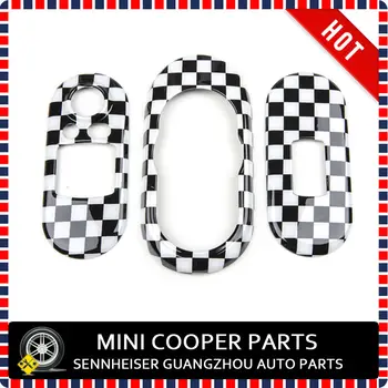 

Free Shipping Brand New UV Protected Window regulators Driver Frame Mini Checker Classic Style For Mini Cooper F56(3 Pcs/Set)