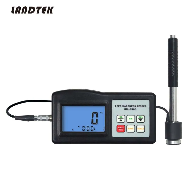 

HM-6560 Hardness Tester Digital Durometer 200-900HLD Rebound Metal Hardness Meter Data Memory HM6560