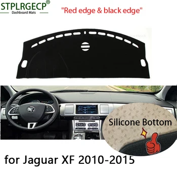 

Top Quality Double layer Dash Mat Dashmat Dashboard Cover Sun Shade Dash Board Cover Carpet for Jaguar xf 2010-2015