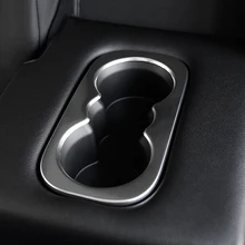 Нержавеющая сталь для Renault Koleos 2017 2018 стайлинга автомобилей подкладке сзади стакана воды круг украшения крышки отделочный стикер
