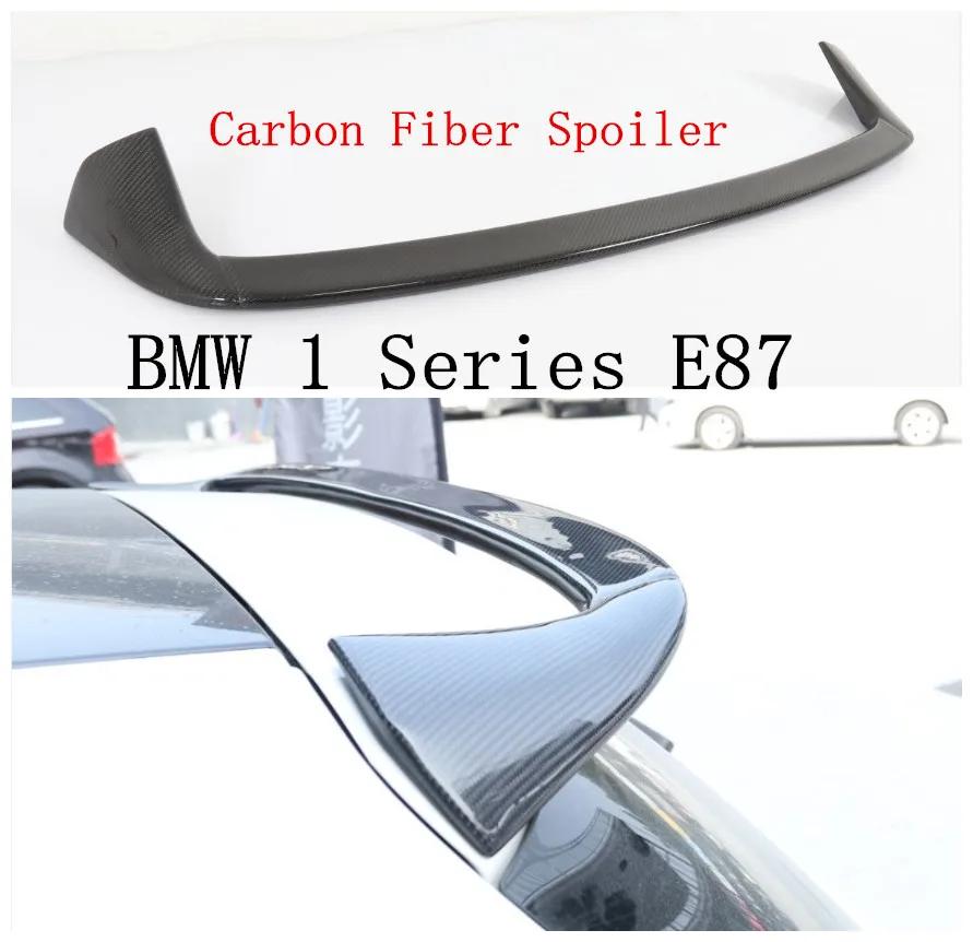 Auto Carbon Fiber Spoiler For BMW 1 Series E87 120i 125i 135i 2004-2011 Rear Wing Spoilers High Quality Car Accessories | Автомобили и